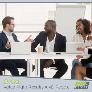 Value Right Results AND People